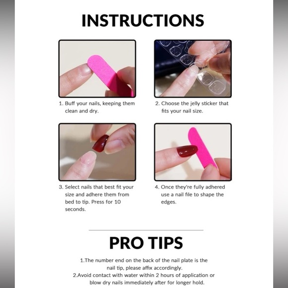 Glamorous Long Coffin floral Pink Ombre Glitter Rhinestone press on nails - Picture 9 of 9